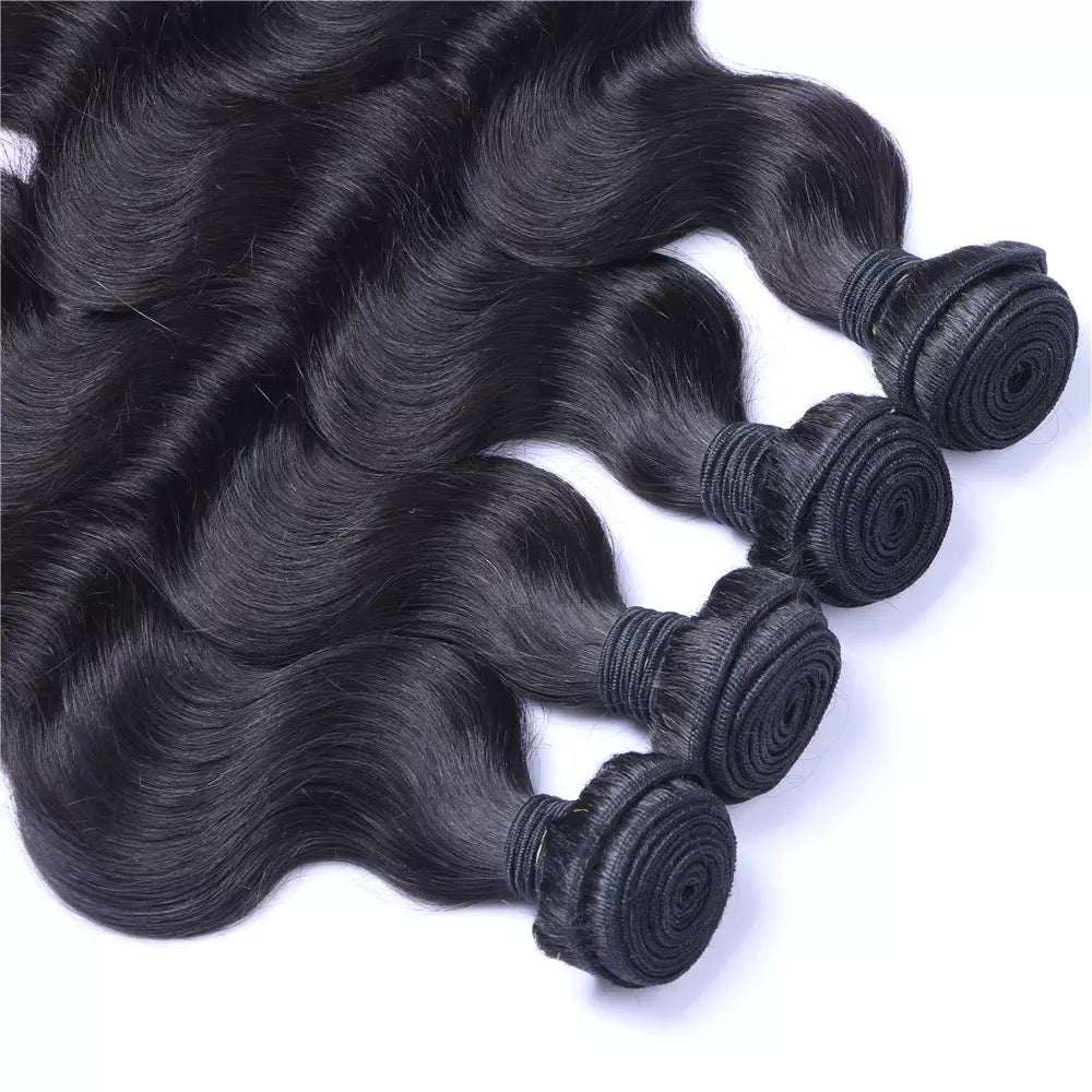 Lace frontal body wave bundle deal