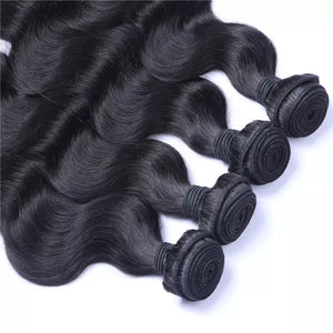 Lace frontal body wave bundle deal