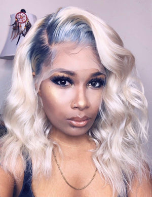 Russian blonde ‘straight’ lace frontal bundle deal