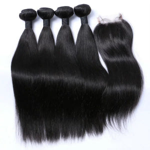 Lace closure ‘straight’ bundle deal