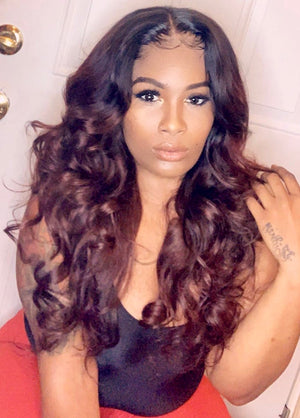 Lace frontal body wave bundle deal