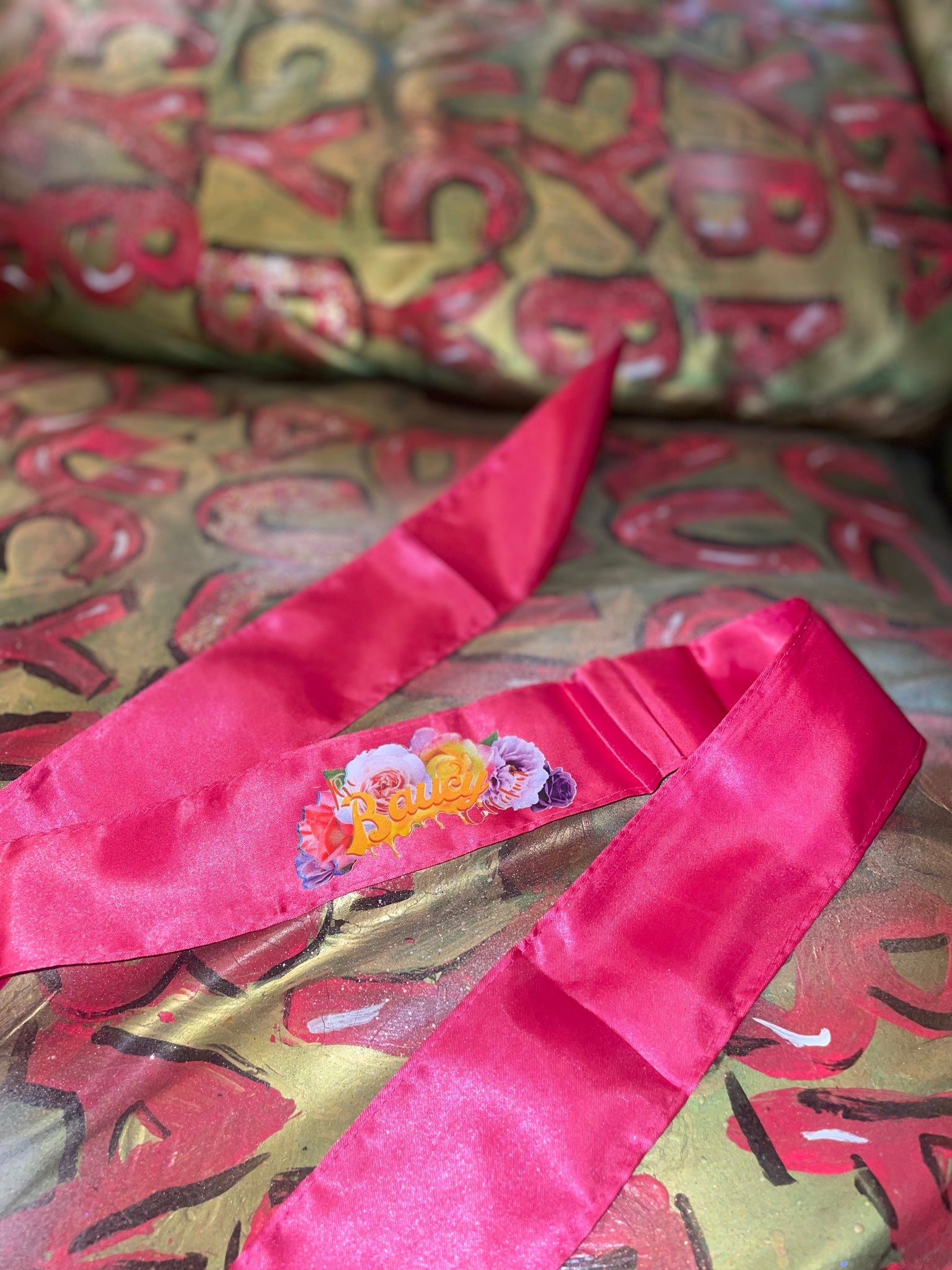 Satin wrap